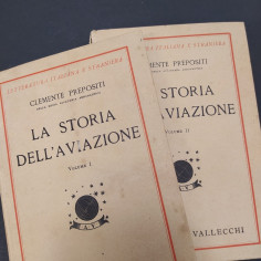 Volumi 1 e 2 La storia dell'aviazione 1931 con libretto Allievo pilota. Aloni 2
