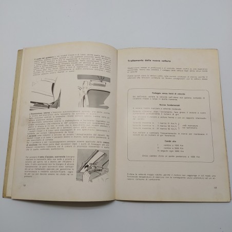 Opel Libretto uso manutenzione modello Kadett 1100 cc. Condizioni mediocri