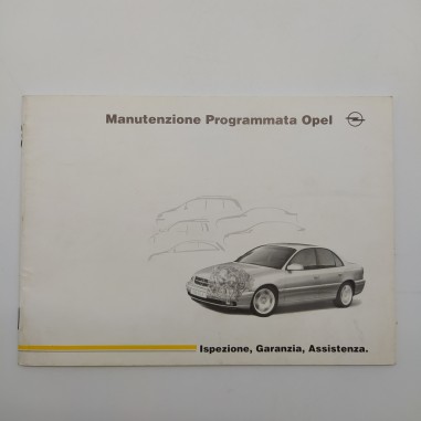 Programma manutenzione programmata Opel 2001. Parzialmente compilato