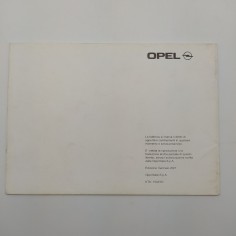 Programma manutenzione programmata Opel 2001. Parzialmente compilato 2