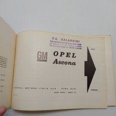 Ope Manuale uso e manutenzione mod. Ascona 1972. Timbro interno. Ingiallimenti 2