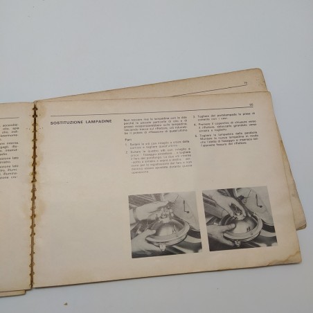 Opel Manuale uso e manutenzione auto Kadett. Conservazione mediocre. 1971