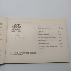 Opel Manuale uso e manutenzione 1977. Condizioni mediocri 2