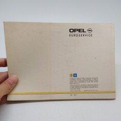 Opel Omega Libretto uso, manutenzione e sicurezza 1990. Macchie e ingiallimenti 2
