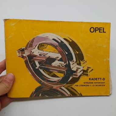 Opel Kadett-D Libretto uso manutenzione 1980. Pagine staccate. Mediocre