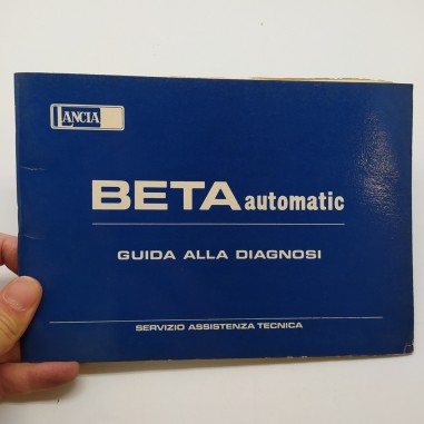 Lancia BETA automatic Guida alla diagnosi 1978. Copertina ingiallita