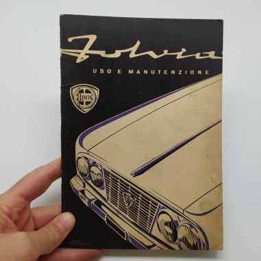 Libretto uso manutenzione Fulvia 1° edizione 1963. Copertina mediocre