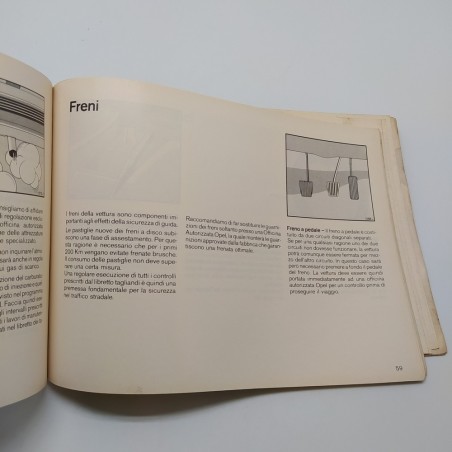 Ascona Libretto uso, manutenzione e sicurezza Opel 1983. Condizioni mediocri