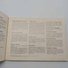 Ascona Libretto uso manutenzione Opel 1984. Macchie e polvere 2