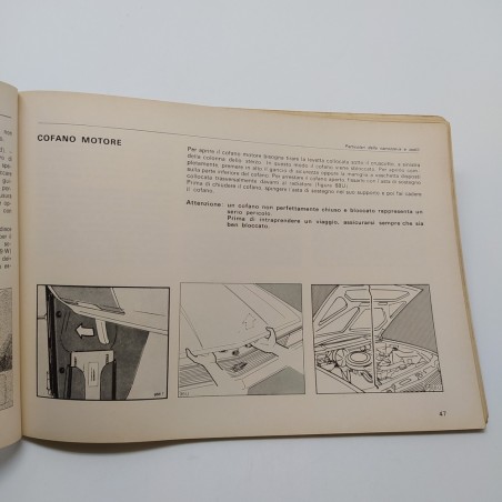 Istruzioni Opel per l'esercizio e la sicurezza 1981. Condizioni mediocri