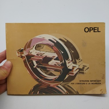 Auto Opel Istruzioni importanti per esercizio e sicurezza 1979. Macchie