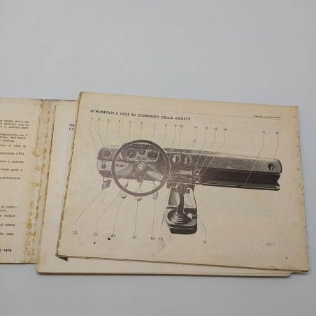 Opel Istruzioni importanti per esercizio e sicurezza anno 1978. Mediocre