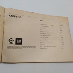 Auto Kadett-V Istruzioni di esercizio Opel 1980. Condizioni mediocri 2