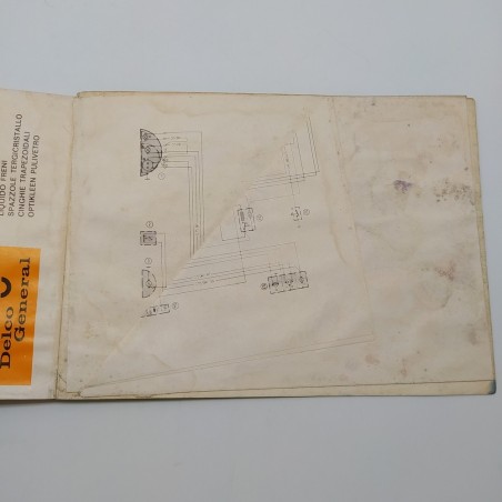 Auto Rekord Libretto uso manutenzione Opel 1972. Libretto logoro