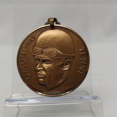 Medaglia anniversario della scomparsa di Omobono Tenni 1978 in bronzo. Buono