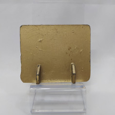 Placca Pippo Zanini, Rovereto smaltata 7,5x6,5 cm. Lievi graffi sul bordo 2