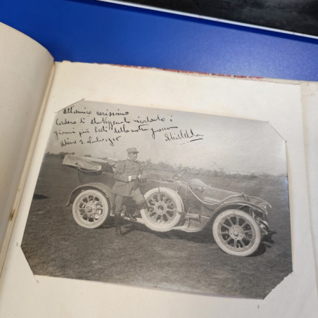 Album con 160 foto originali di aviazione con piloti e aerei WWI - Buono