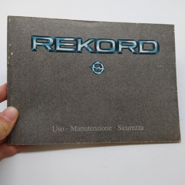 Rekord auto Opel Libretto uso manutenzione sicurezza 1984. Discreto