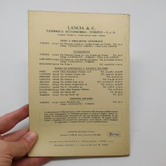 Libretto uso manutenzione Lancia Flavia 1969. Condizioni mediocri 2