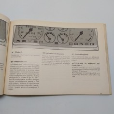 Opel Corsa TR Libretto uso manutenzione sicurezza 1984. Polvere e ingiallimenti 2