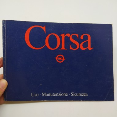 Opel Libretto uso manutenzione auto Corsa 1983. Condizioni mediocri