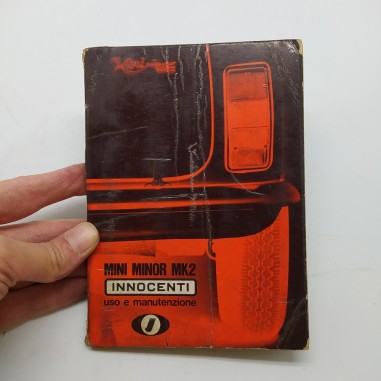 Libretto uso manutenzione Mini Minor MK2 Innocenti 1969. Mediocre