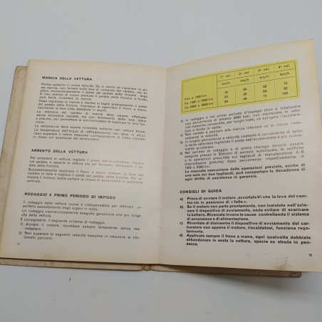 Libretto uso manutenzione Mini Minor MK2 Innocenti 1969. Mediocre