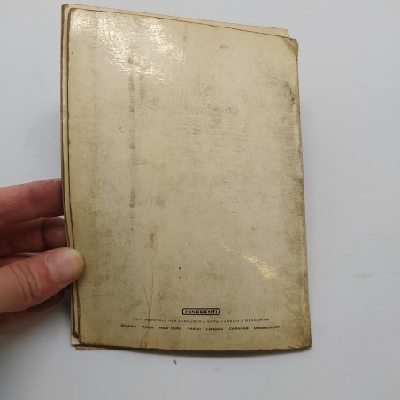 Libretto uso manutenzione Mini Minor MK2 Innocenti 1969. Mediocre