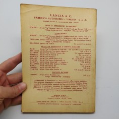 Lancia Libretto uso manutenzione Flavia 2000 mod. Berlina 1971. Mediocre 2