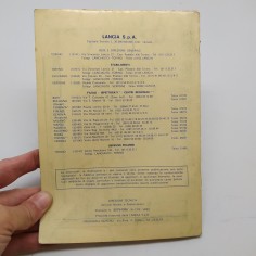 Libretto uso manutenzione Lancia mod. 1300 Coupé 1976. Pieghe e macchie 2