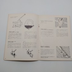 Libretto uso manutenzione Alfa Romeo Giulia diesel 1976. Pagine ingiallite 2
