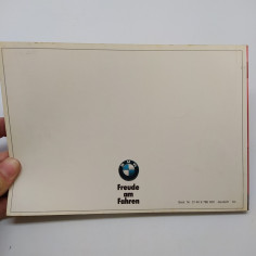 BMW Libretto uso manutenzione - Betriebsanleitung 1991 in tedesco. Buono 2