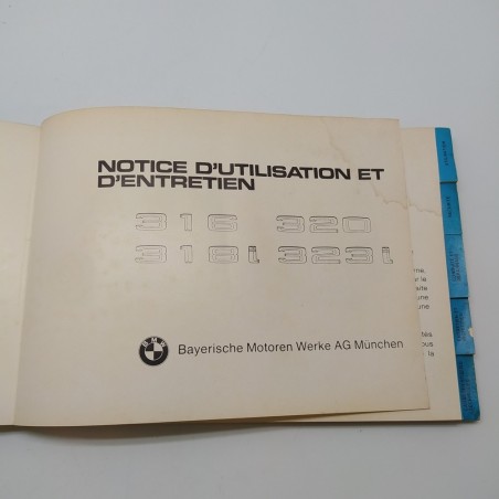 BMW Libretto uso manutenzione - Notice d'utilisation et d'entretien. Mediocre