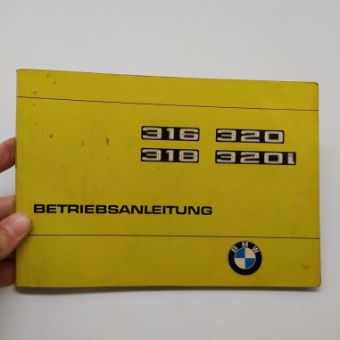 BMW Libretto uso manutenzione - Betriebsanleitung 1975. Tedesco. Mediocre