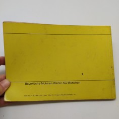 BMW Libretto uso manutenzione - Betriebsanleitung 1975. Tedesco. Mediocre 2