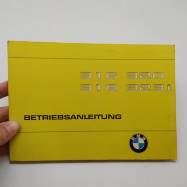 BMW Libretto uso manutenzione - Betriebsanleitung 1979 in tedesco. Mediocre