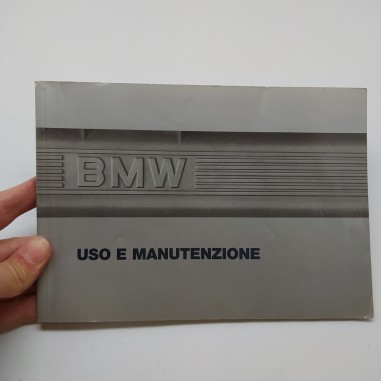 BMW Libretto uso manutenzione. Buone condizioni con picocle macchie