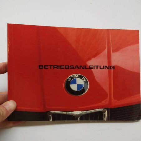 Libretto uso manutenzione BMW Betriebsanleitung 1981 in tedesco. Discreto