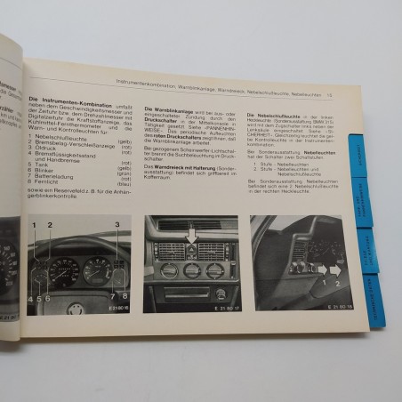 Libretto uso manutenzione BMW Betriebsanleitung 1981 in tedesco. Discreto