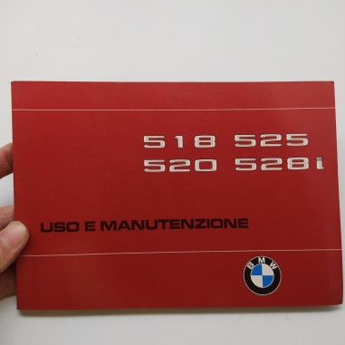 Libretto uso manutenzione BMW 1980. Piccole macchie in copertina