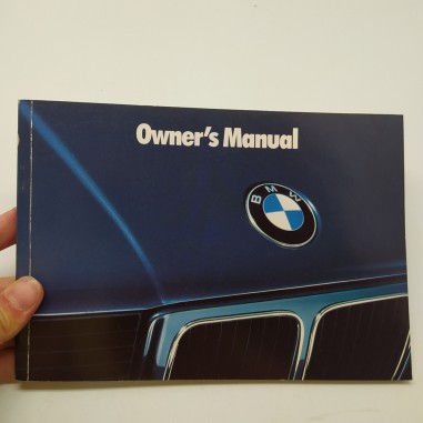 Libretto uso manutenzione BMW Owner's manual 1993 in inglese. Buono