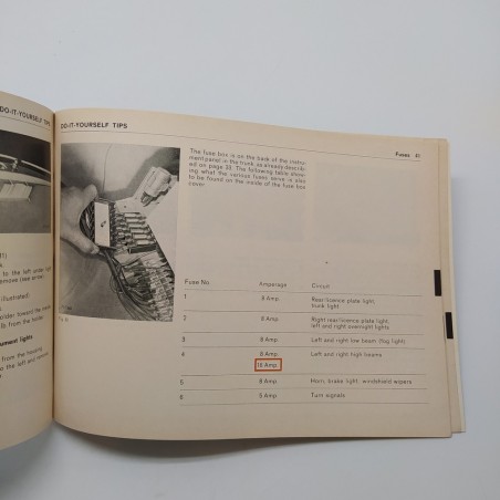Libretto uso manutenzione AUDI NSU 1000 C/TT Owner's Manual in inglese. Macchie