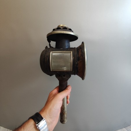 Faro da carrozza ad olio Fiat Lux perido metà 800