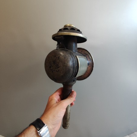 Faro da carrozza ad olio Fiat Lux perido metà 800