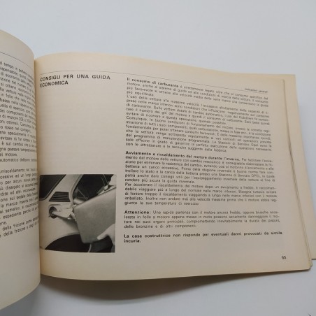 Libretto istruzioni Opel 1978. Mediocre. Pagine in parte staccate