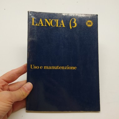 Auto Lancia Beta Libretto uso manutenzione 1979.  Discreto