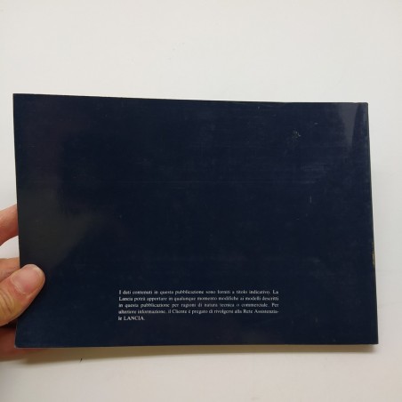 Libretto uso manutenzione Lancia Prisma 1987. Condizioni discrete