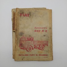 Fiat Catalogo parti di ricambio autocarro 642 N2, 2° ed.1957. Libro separato