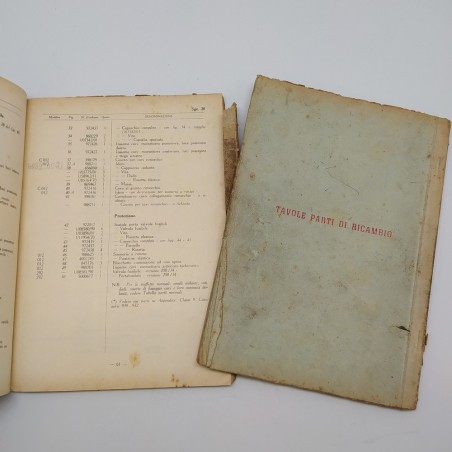 Fiat Catalogo parti di ricambio autocarro 642 N2, 2° ed.1957. Libro separato