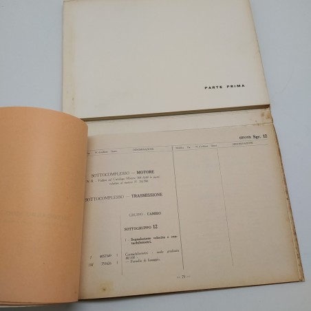 Fiat Catalogo parti di ricambio Autocarro 642 N65R & N65, 2° ed. 1962. Mediocre